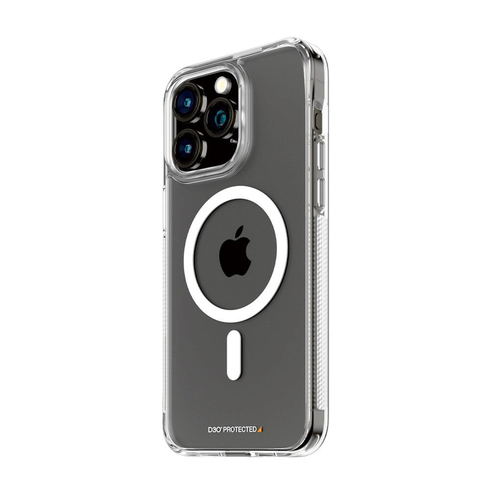 iPhone 15 Pro Max bakdeksel PanzerGlass D3O® Bio HardCase - MagSafe-kompatibel - Gjennomsiktig