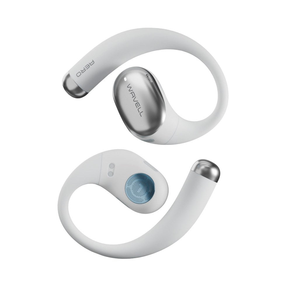 Wavell 4 Aero Høretelefoner m. Open Ear Design - Grå