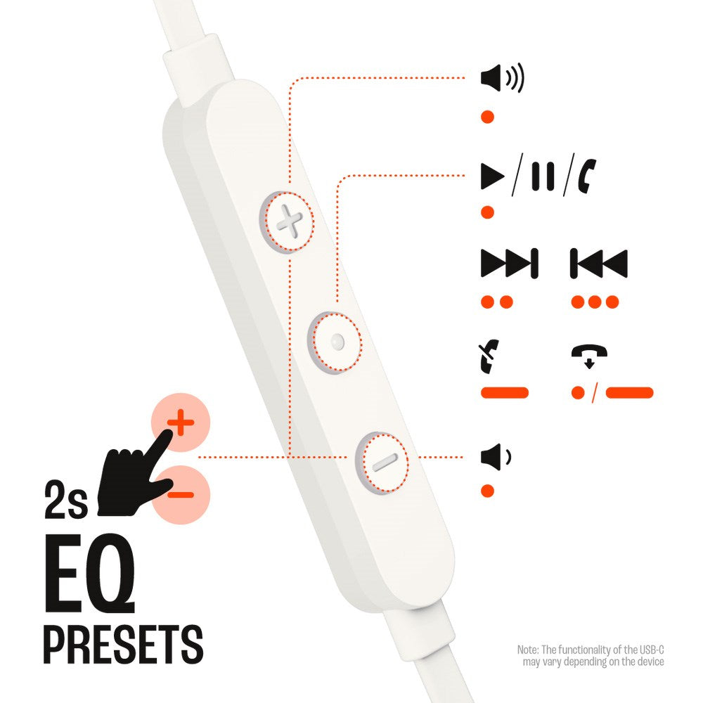 JBL Tune 305C In-Ear Headset - Hvit