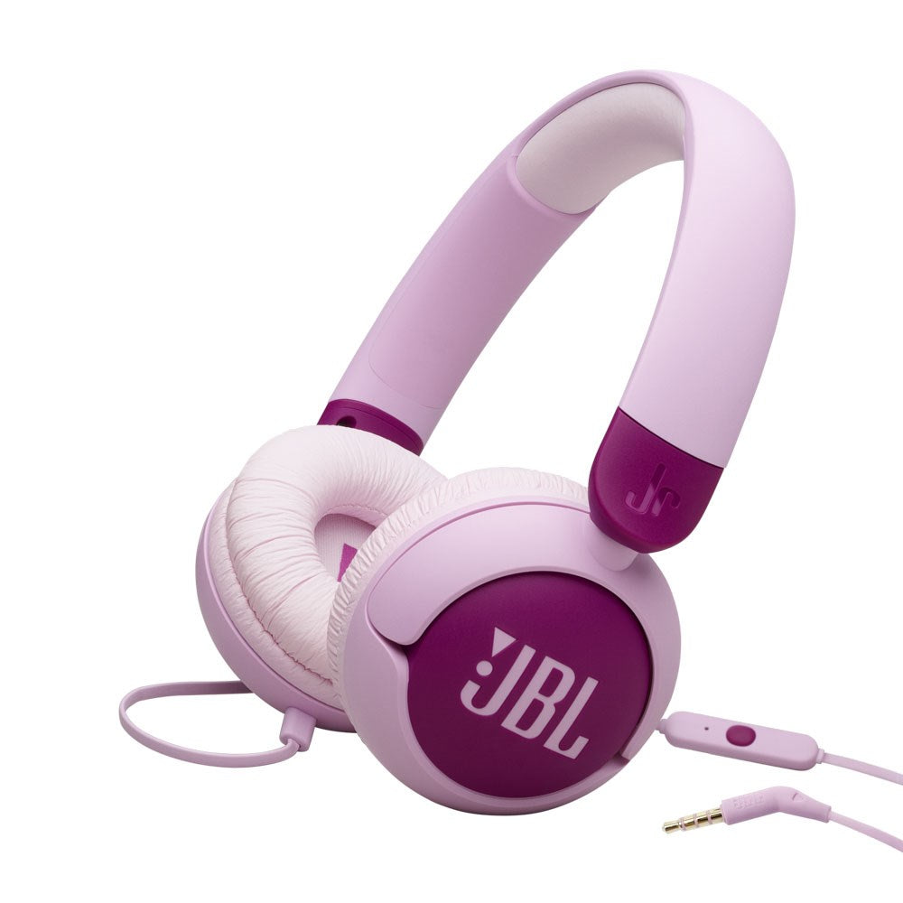 JBL Junior 320 Maks. 85 dB Børne Headset m. Ledning - On-Ear Høretelefoner - Lyserød