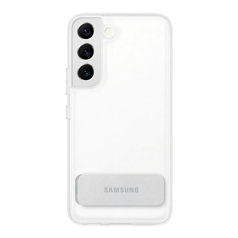 Original Samsung Galaxy S22 Clear Standing Cover - Gennemsigtig (EF-JS901CTEGWW)