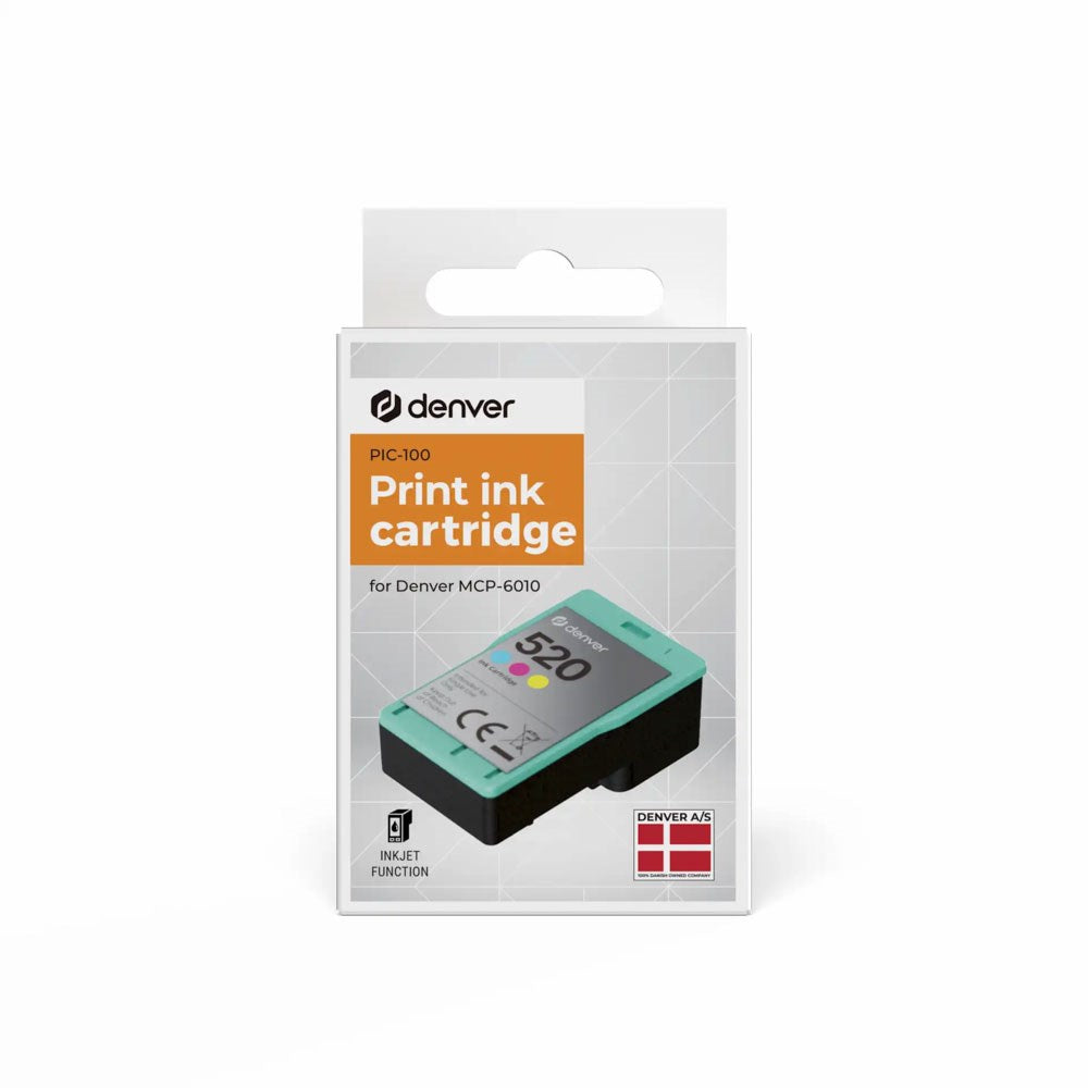 Denver Blækpatron til MCP-6010 Bluetooth Printer - Rød / Gul / Blå