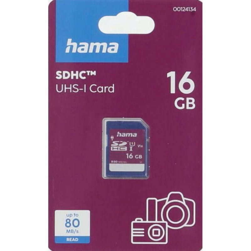HAMA Hukommelseskort - SDHC- 80MB/s - 16GB