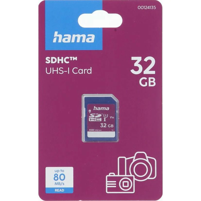 HAMA Hukommelseskort - SDHC - 80MB/s - 32GB