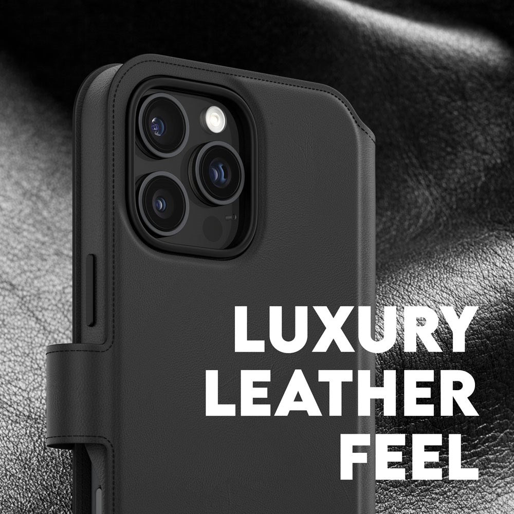 CARE by PanzerGlass iPhone 16 Pro Max Feature Tango 2-in-1 Flip Cover m. Pung - Sort