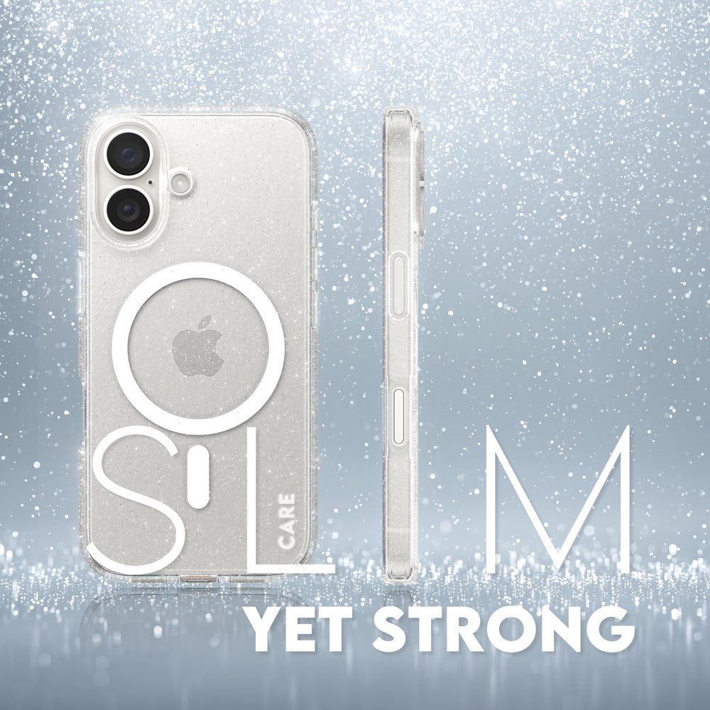 CARE by PanzerGlass iPhone 16 FLAGSHIP Urban Combat-deksel - MagSafe-kompatibel - Star Lit / White