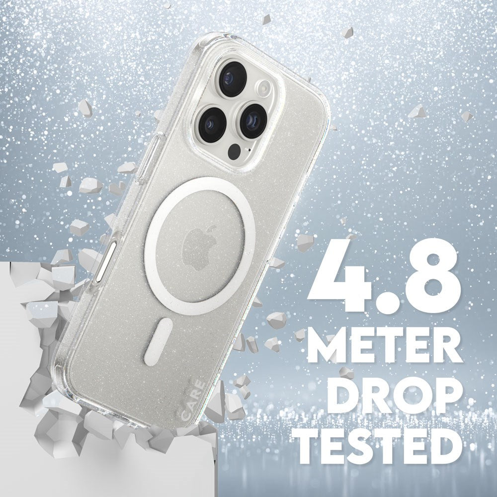 CARE by PanzerGlass iPhone 16 Pro FLAGSHIP Urban Combat-deksel - MagSafe-kompatibel - Star Lit / White