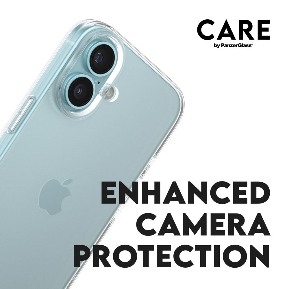 CARE by PanzerGlass iPhone 16 FLAGSHIP Urban Combat-deksel - Gjennomsiktig