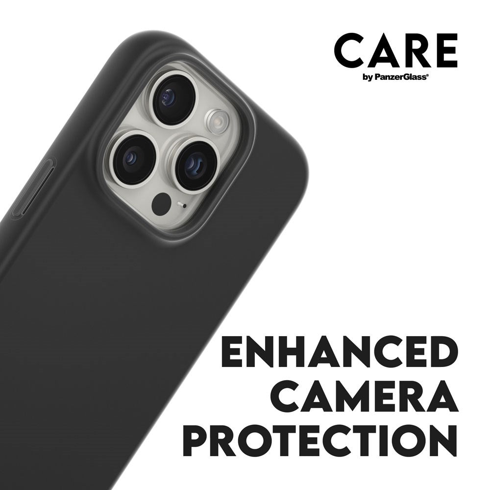 CARE by PanzerGlass iPhone 16 Pro FASHION Fearlessly Fashionable Cover - Black