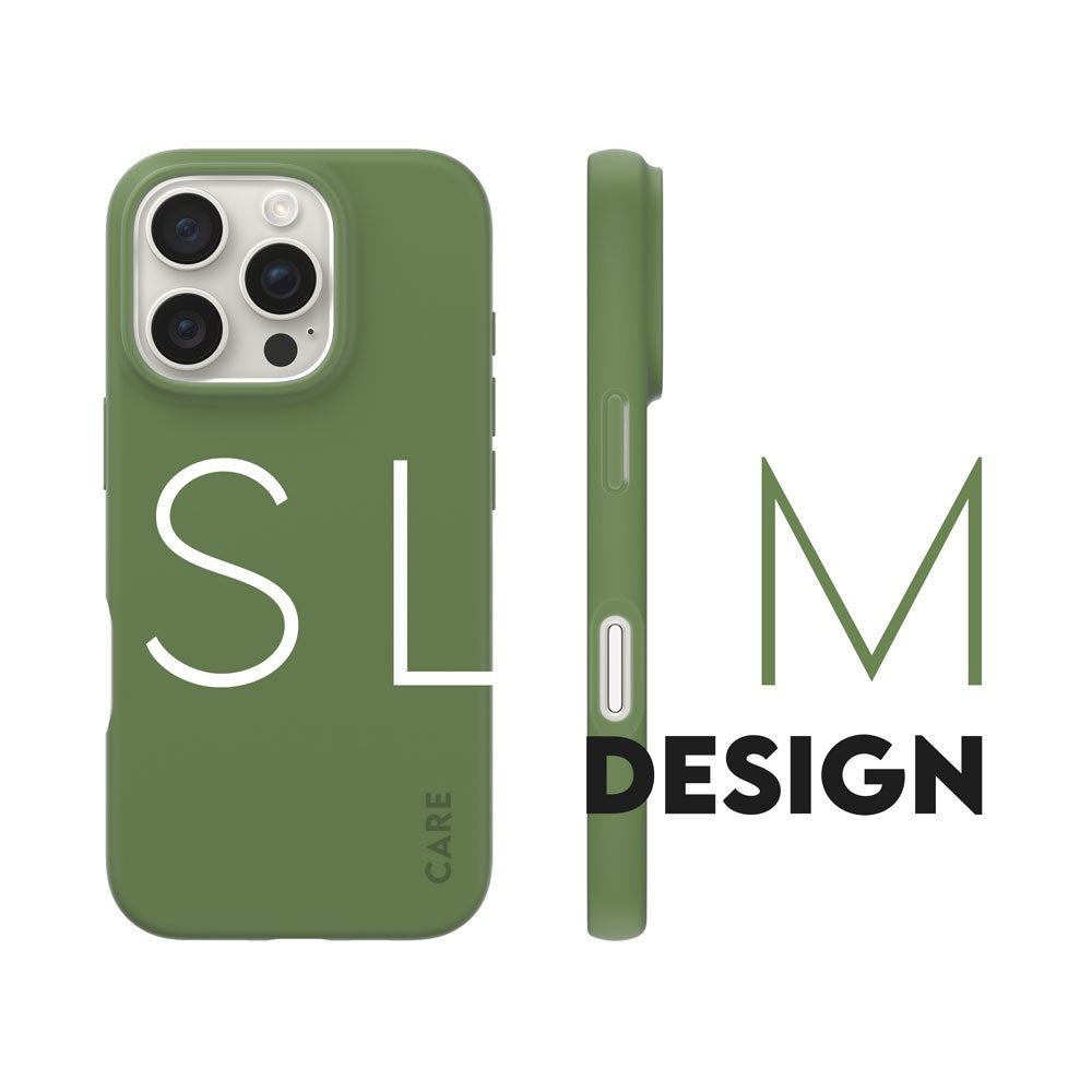 CARE by PanzerGlass iPhone 16 Pro FASHION Fearlessly Fashionable Cover - Piquant Green