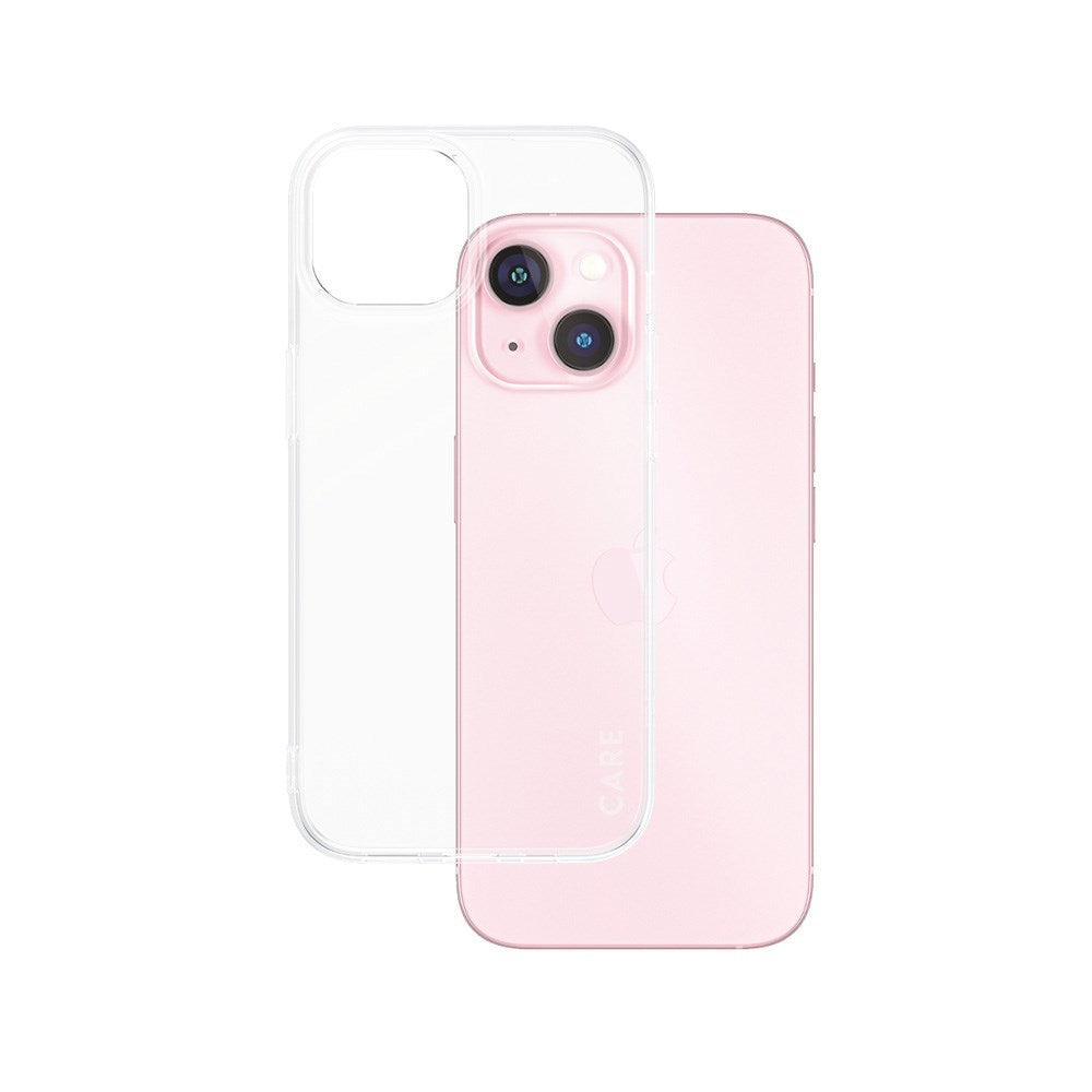 CARE by PanzerGlass iPhone 15 FASHION X-Ray Soft Basic Bakdeksel - Gjennomsiktig