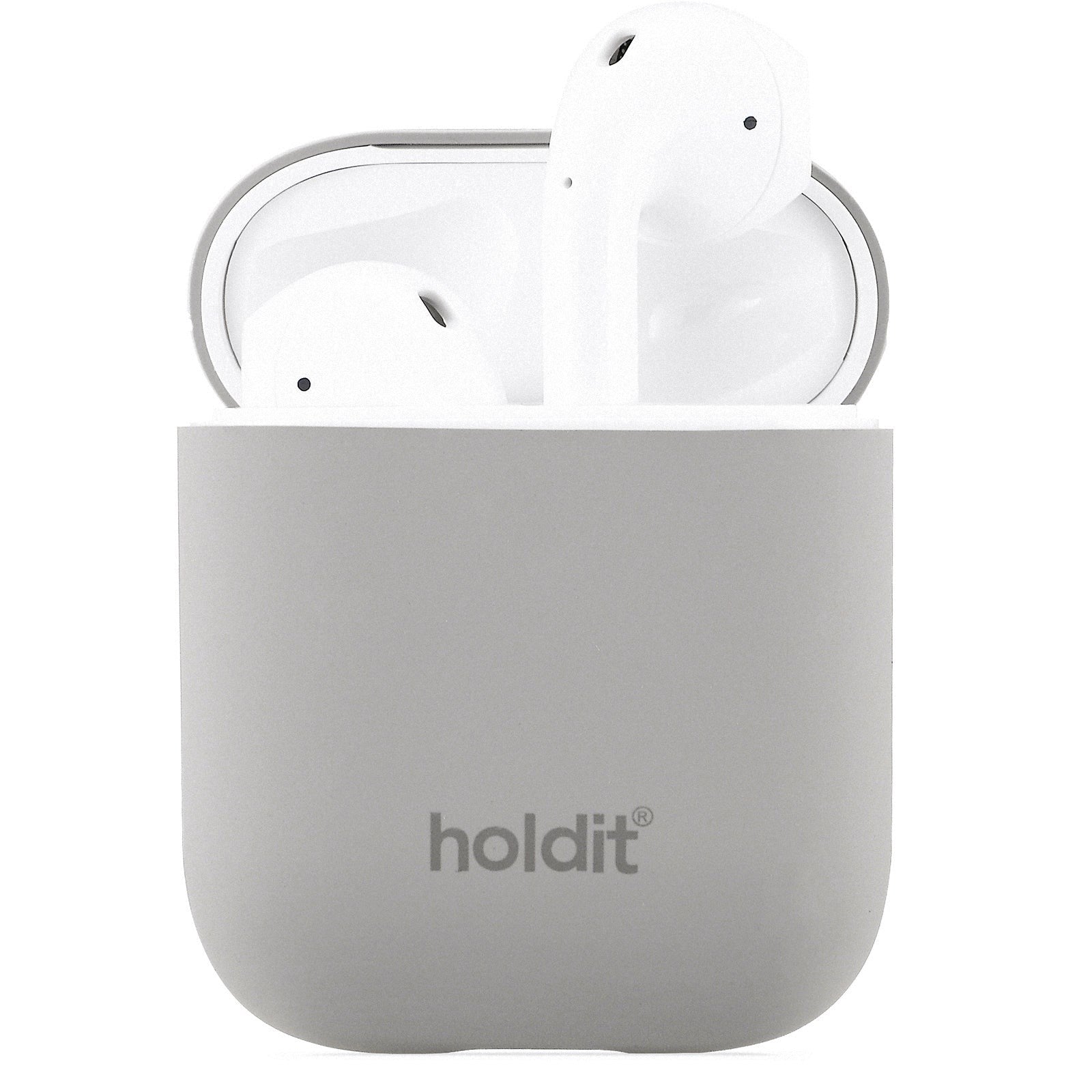 Holdit Nygård silikondeksel til Apple AirPods (1. og 2. generasjon) - Taupe
