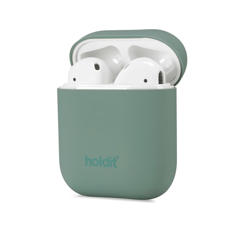Holdit Nygård Silikontrekk For AirPods (1. & 2. gen.) - Mosegrønn