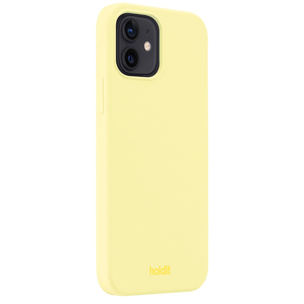 Holdit iPhone 12 / 12 Pro Soft Touch Silikondeksel - Lemonade