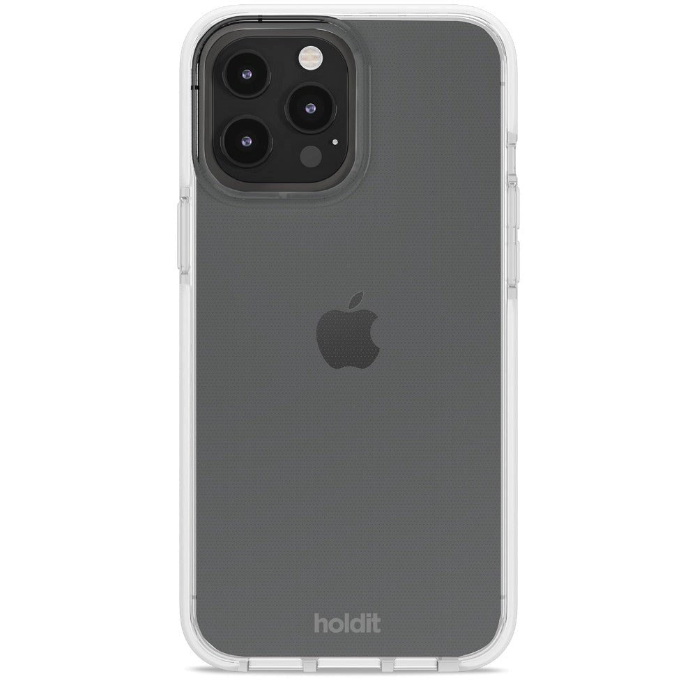 Holdit iPhone 13 Pro Max Seethru Deksel - Hvit
