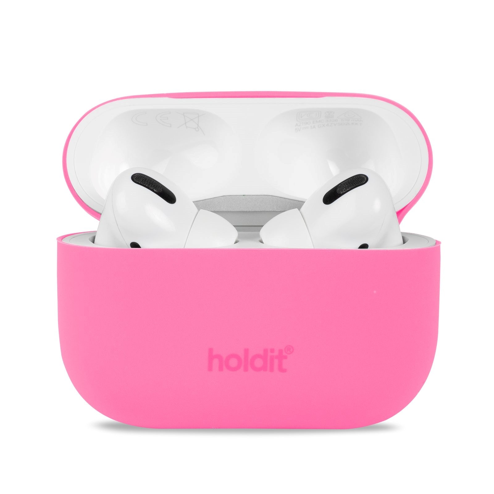 Holdit Nygård silikonetui til AirPods Pro - Bright Pink
