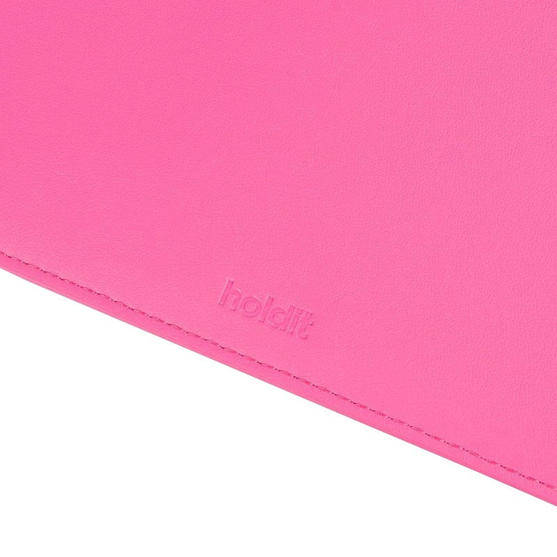 Holdit Vegan Leather Laptop Deksel 16" (38,5 x 25 cm) - Lys rosa