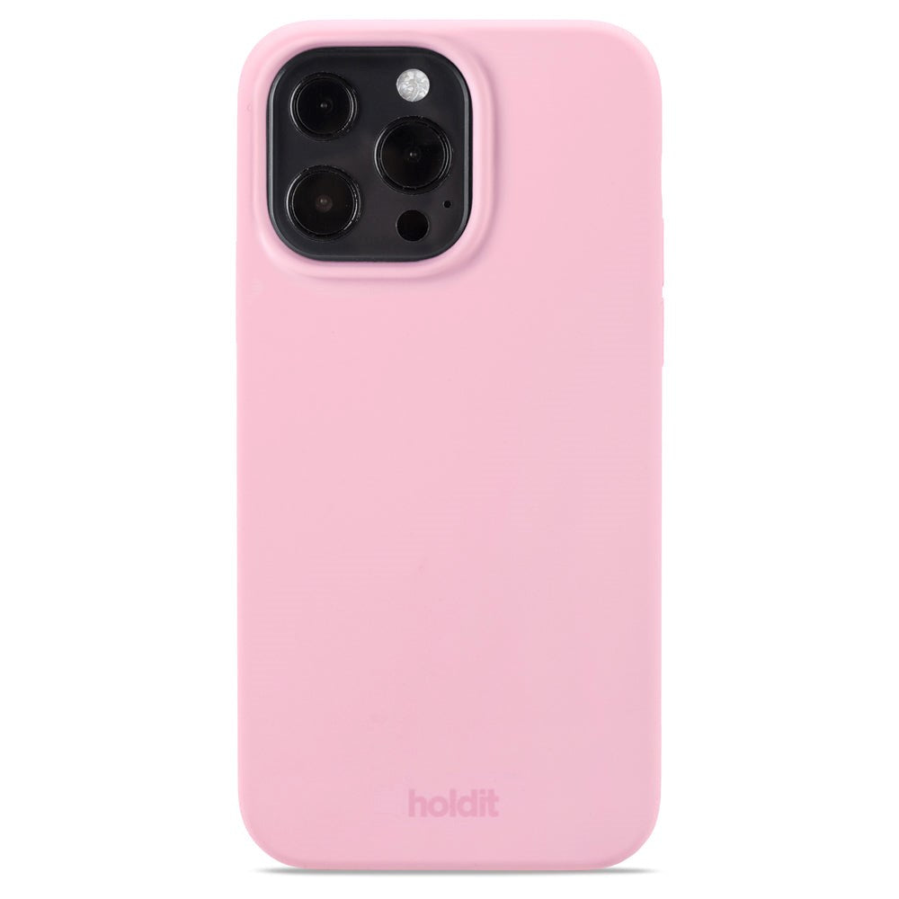 Holdit iPhone 13 Pro Soft Touch Silikonetui - Rosa