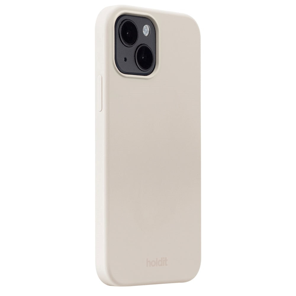 Holdit iPhone 14 / 13 Soft Touch Silikonetui - Lys Beige