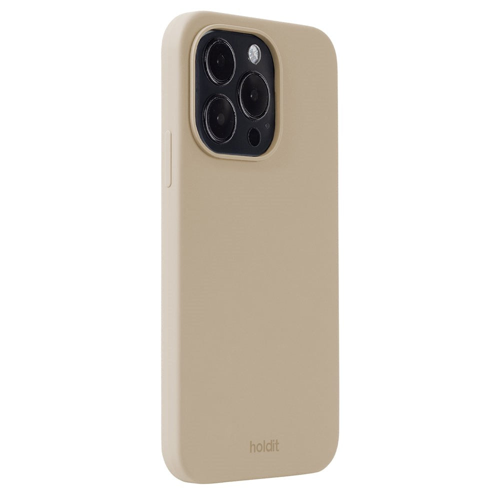Holdit iPhone 14 Pro Soft Touch Silikonetui - Latte Beige
