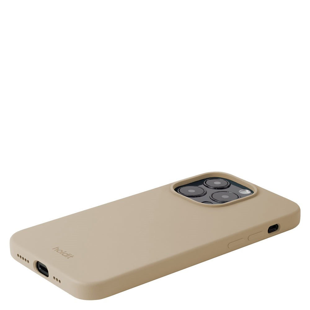 Holdit iPhone 14 Pro Soft Touch Silikonetui - Latte Beige
