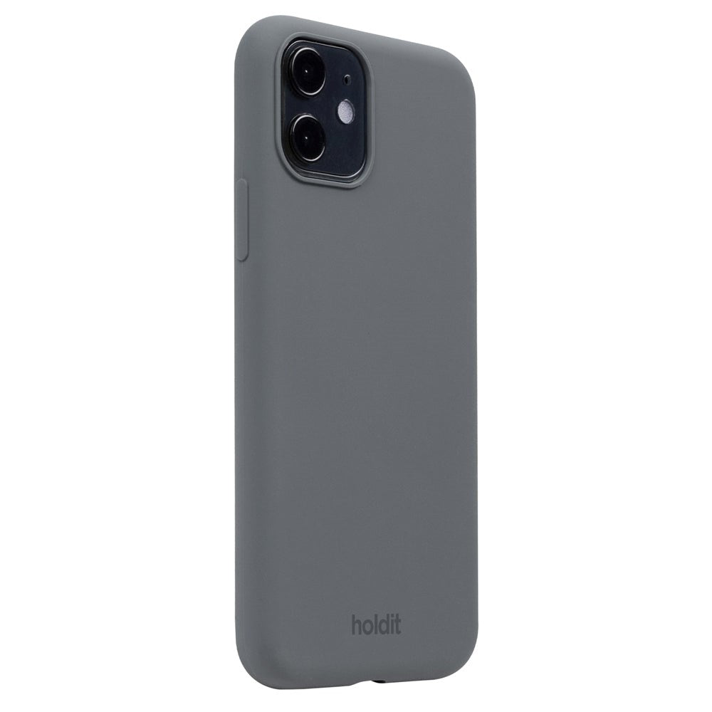 Holdit iPhone 11 Soft Touch Silikondeksel - Space Grey