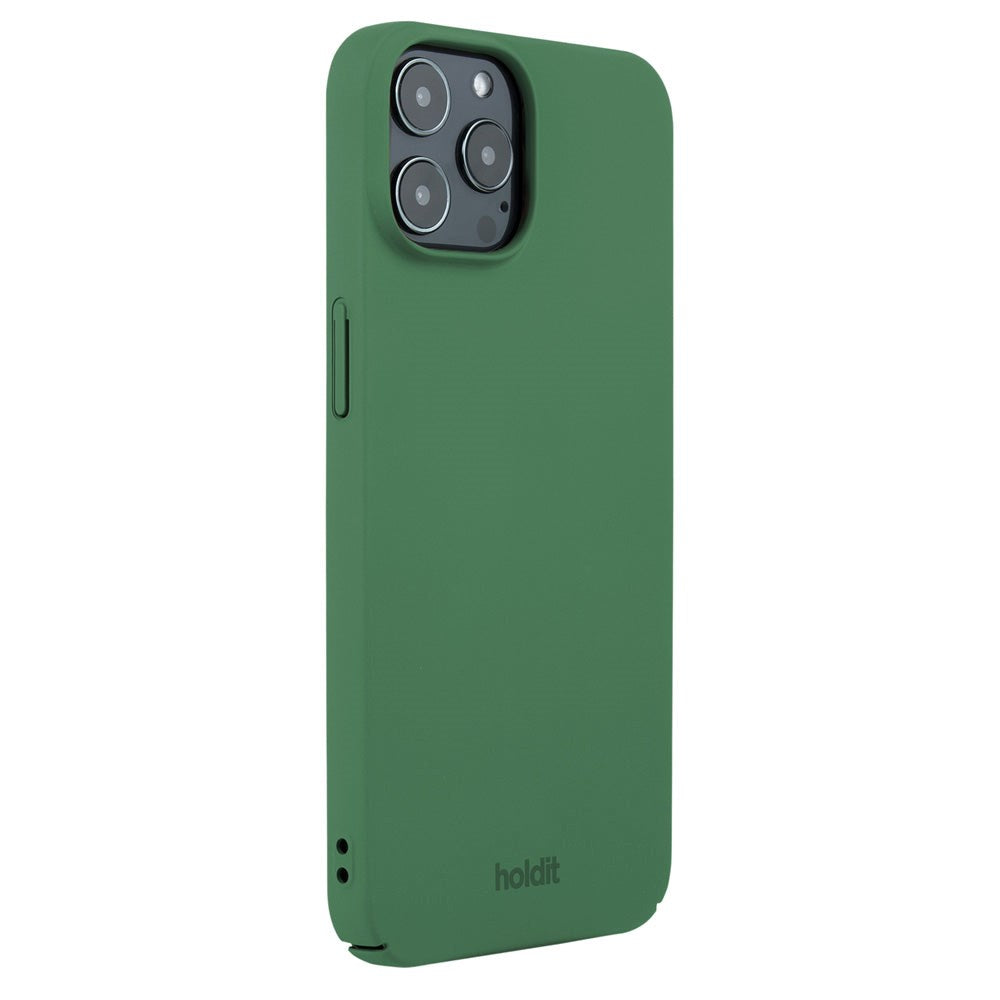 Holdit iPhone 12 / 12 Pro Slim Plastic Deksel - Forest Green