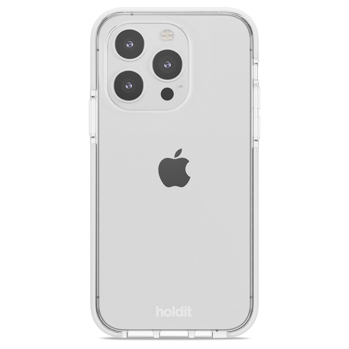 Holdit iPhone 15 Pro Seethru Deksel - Hvit
