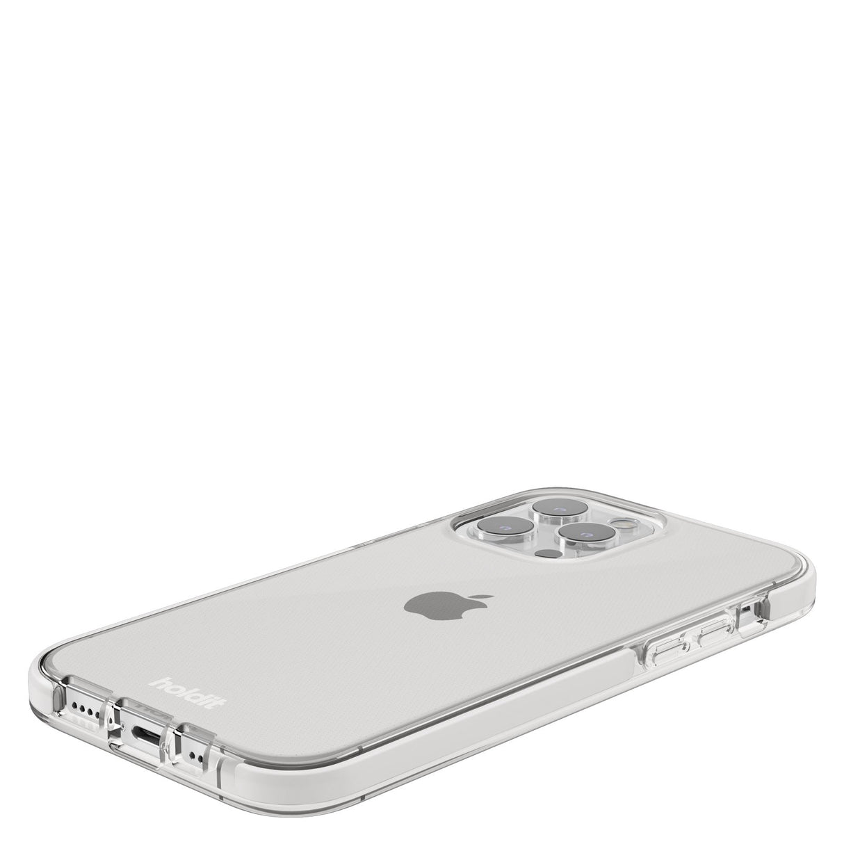 Holdit iPhone 15 Pro Seethru Deksel - Hvit