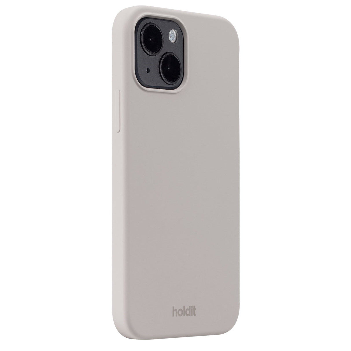 Holdit iPhone 15 Soft Touch Silikonetui - Brun