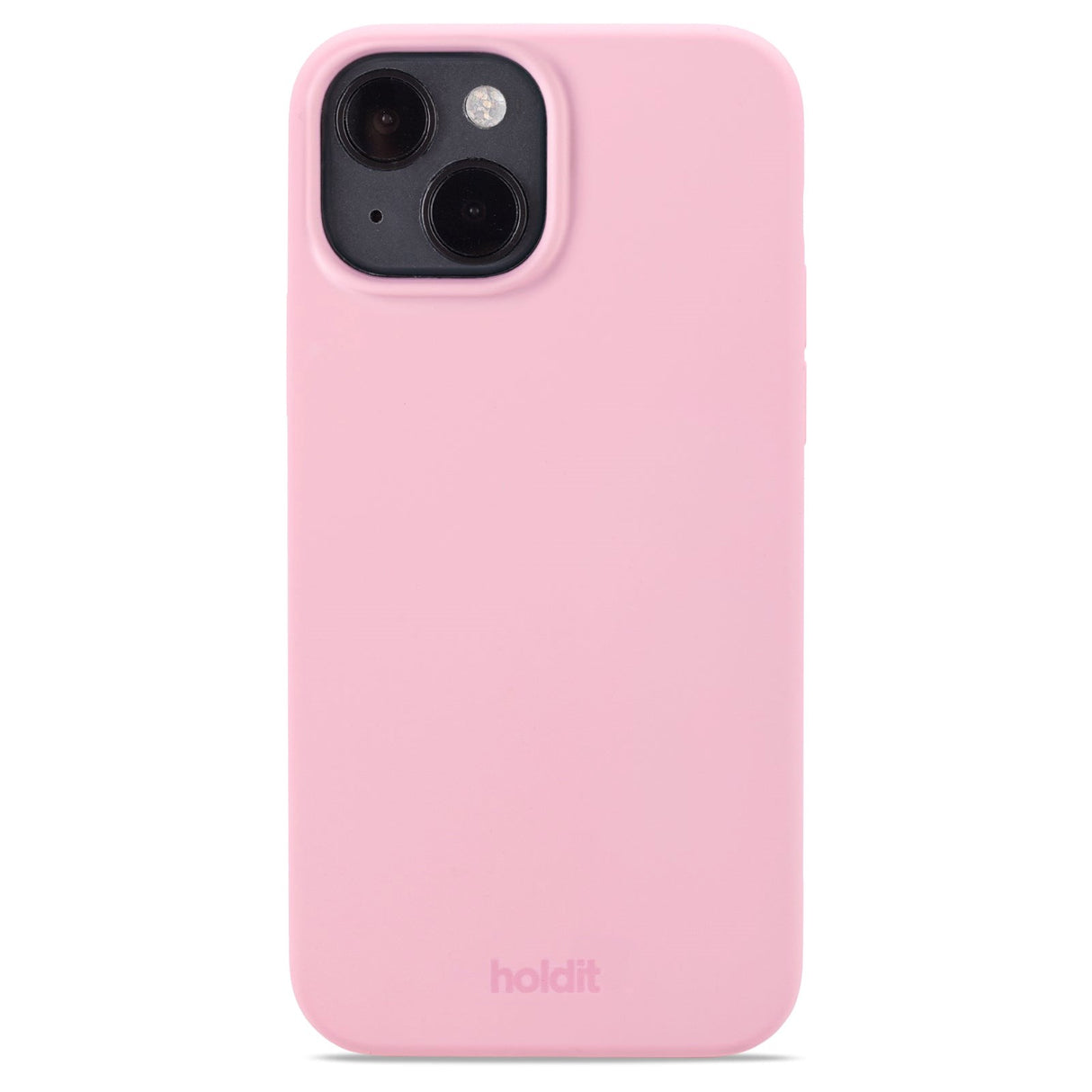 Holdit iPhone 15 Soft Touch Silikonetui - Rosa