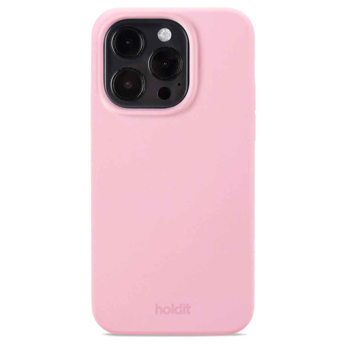 Holdit iPhone 15 Pro Soft Touch Silikonetui - Rosa