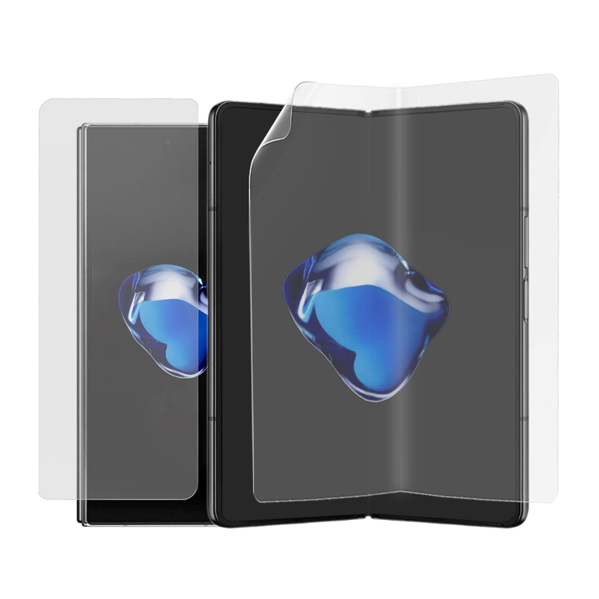 Samsung Galaxy Z Fold4 Holdit Skjermbeskytter - Skjermbeskytter - Gjennomsiktig