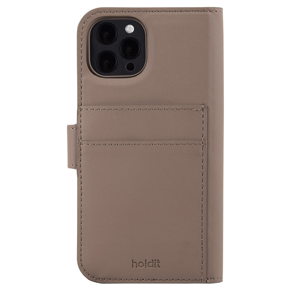 Holdit iPhone 12 / 12 Pro lommebokveske Magnet Plus - Flip Cover - Mocha Brown
