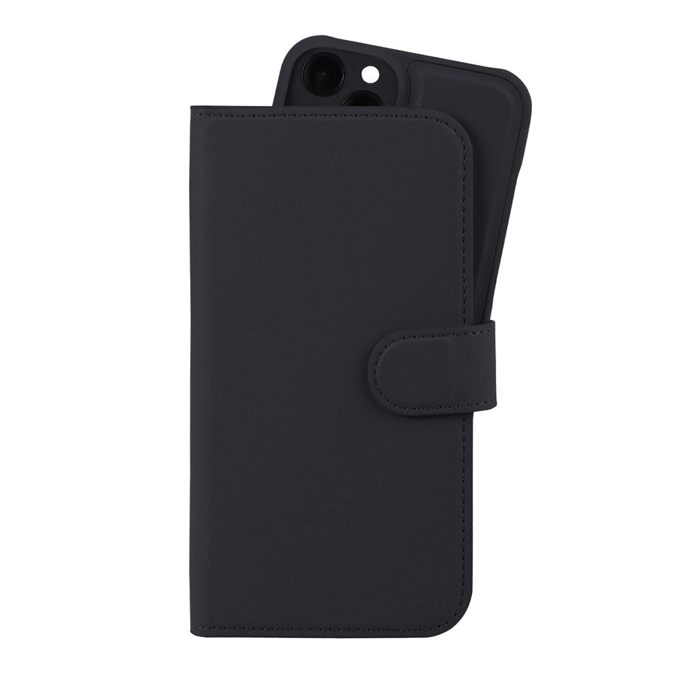 Holdit iPhone 12 / 12 Pro Wallet Magnet Plus-deksel - Svart