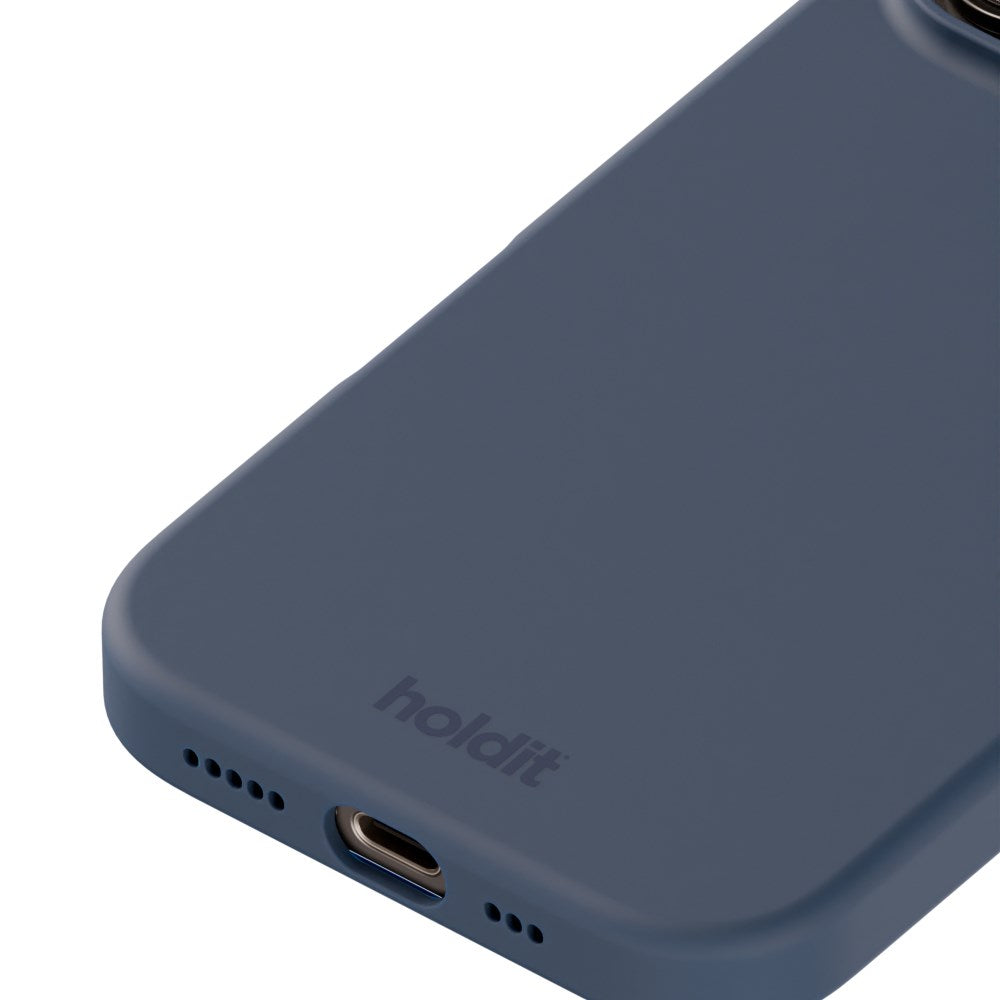 Holdit iPhone 16 Pro Max Soft Touch Silikone Cover - Pacific Blue
