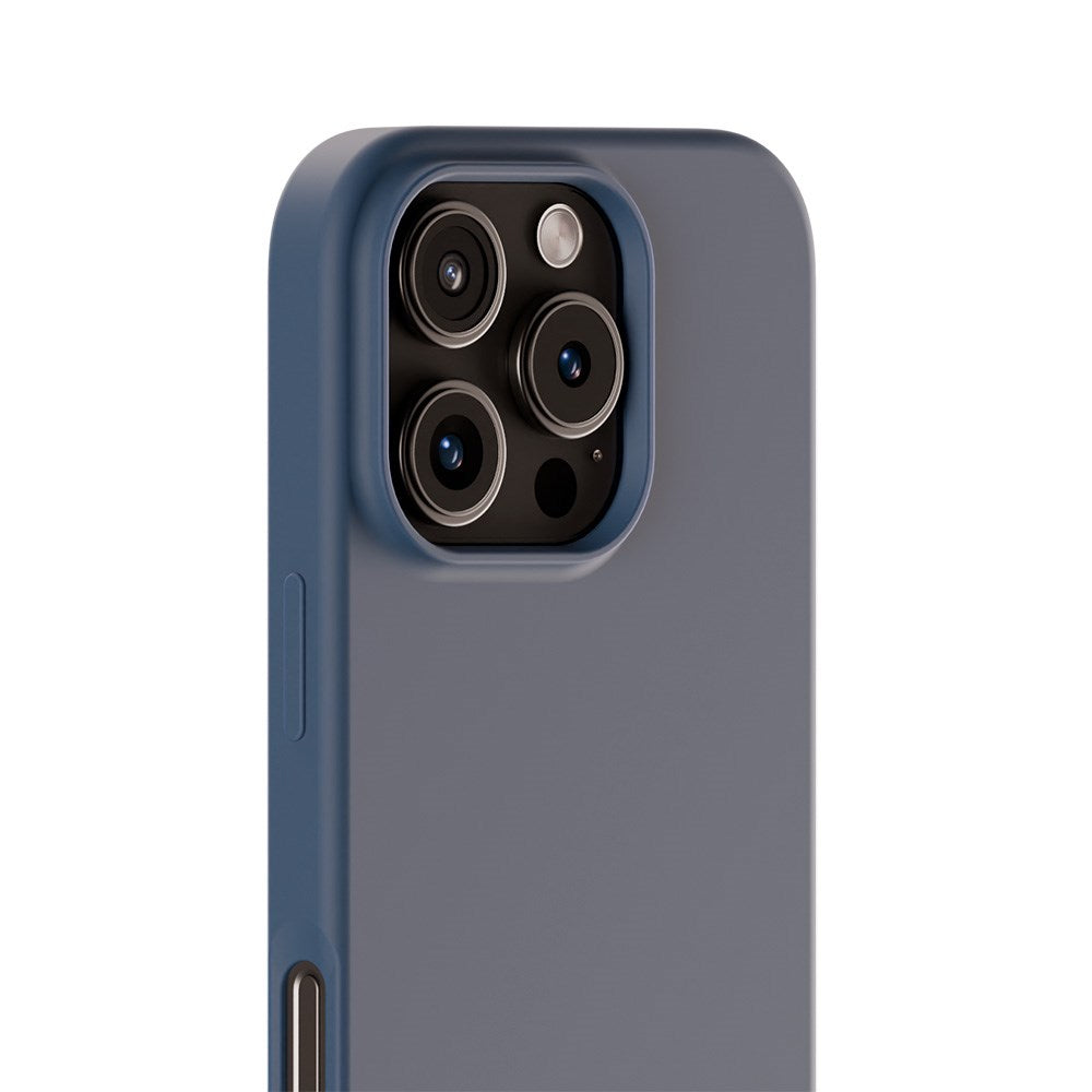 Holdit iPhone 16 Pro Max Soft Touch Silikone Cover - Pacific Blue