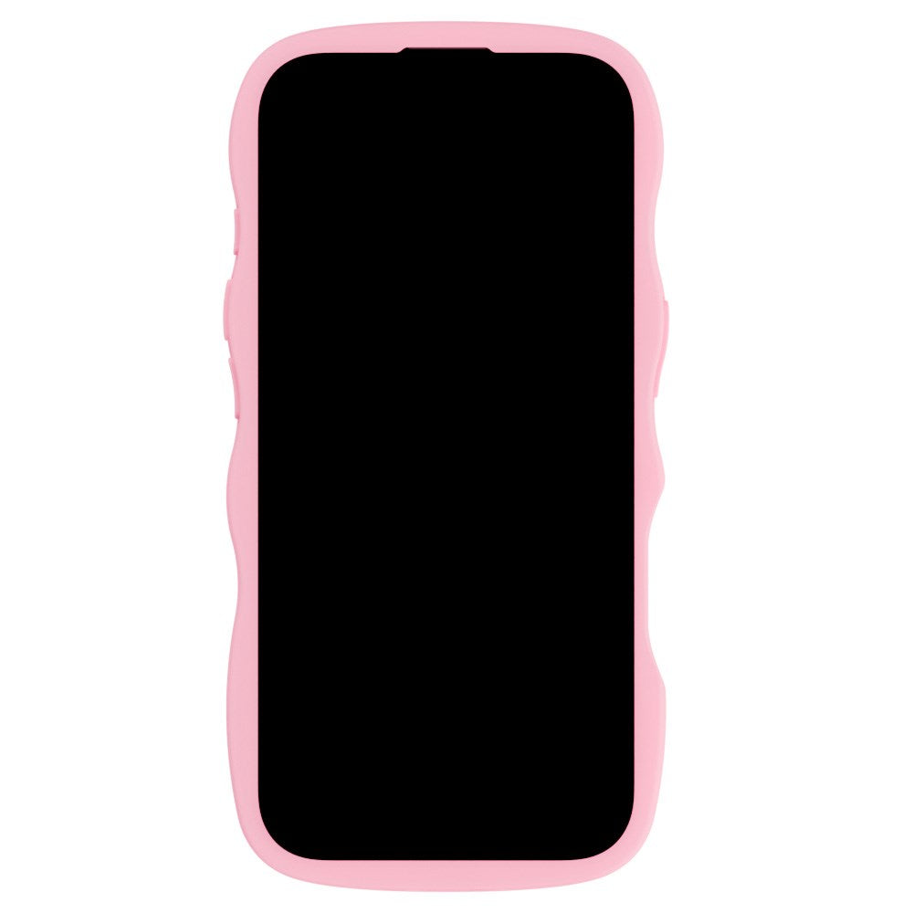 Holdit iPhone 16 Pro Wavy Deksel - Rosa
