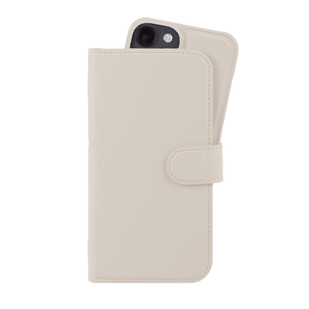 Holdit iPhone 12 / 12 Pro Wallet Magnet Plus-deksel - Beige
