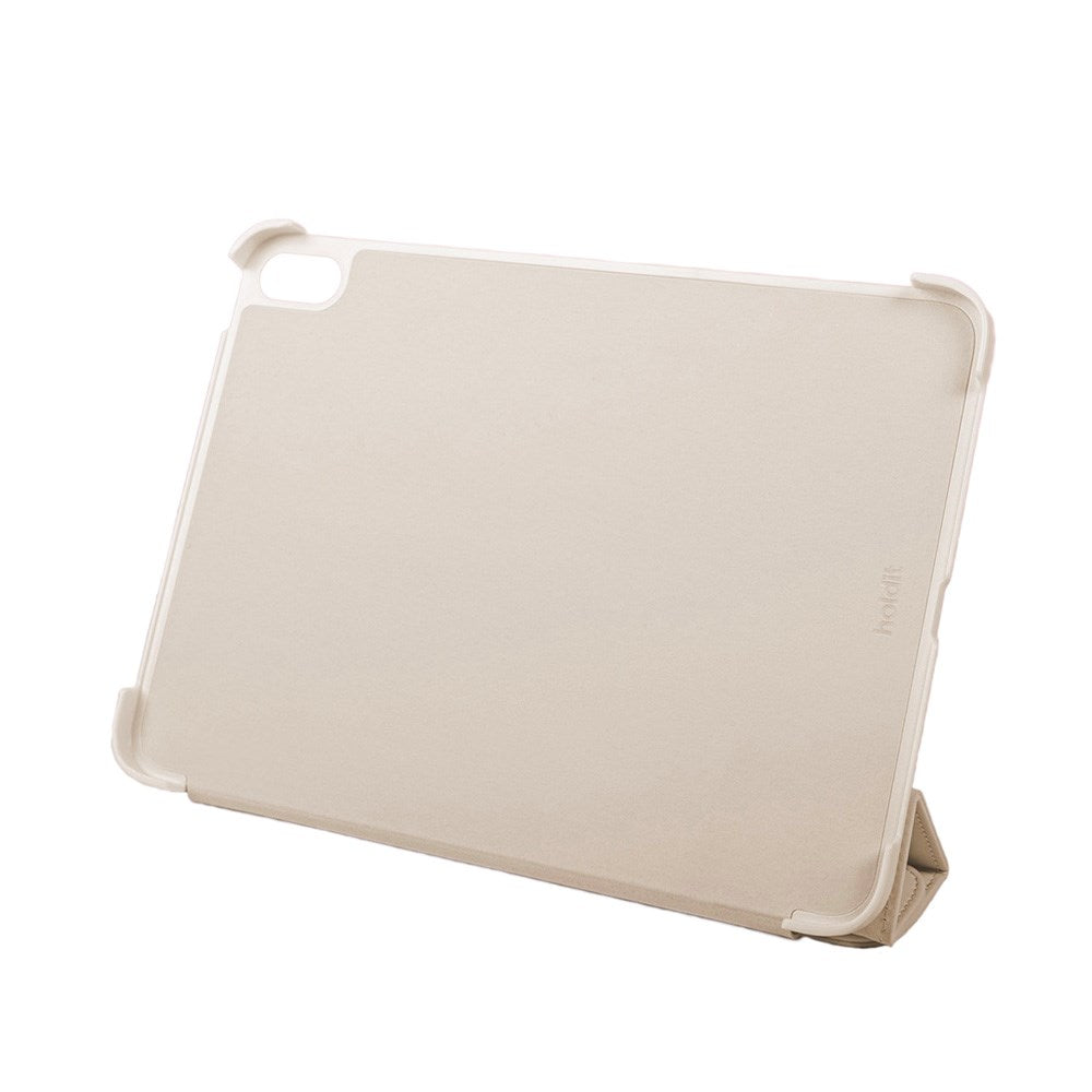 iPad 11" (2025) / iPad 10,9" (2024/2022) Holdit Smart Flip-deksel - lys beige