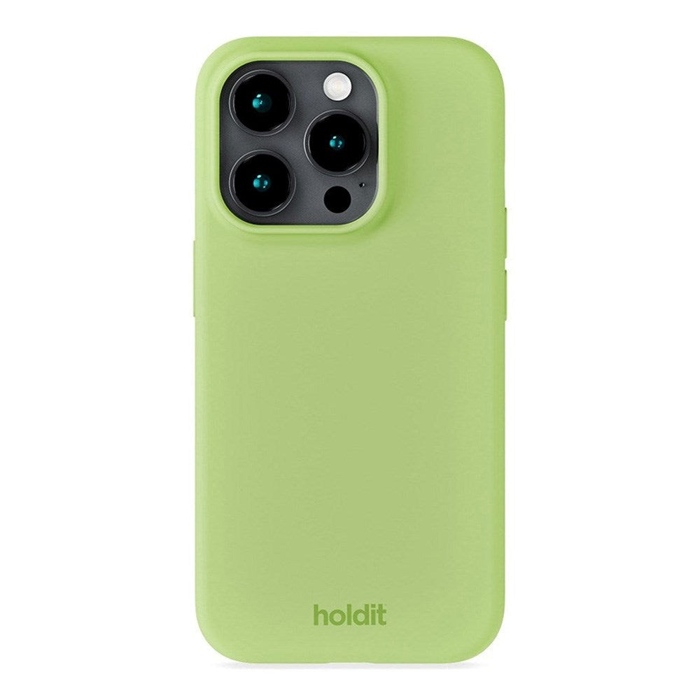 Holdit iPhone 15 Pro Soft Touch Silikondeksel - Matcha