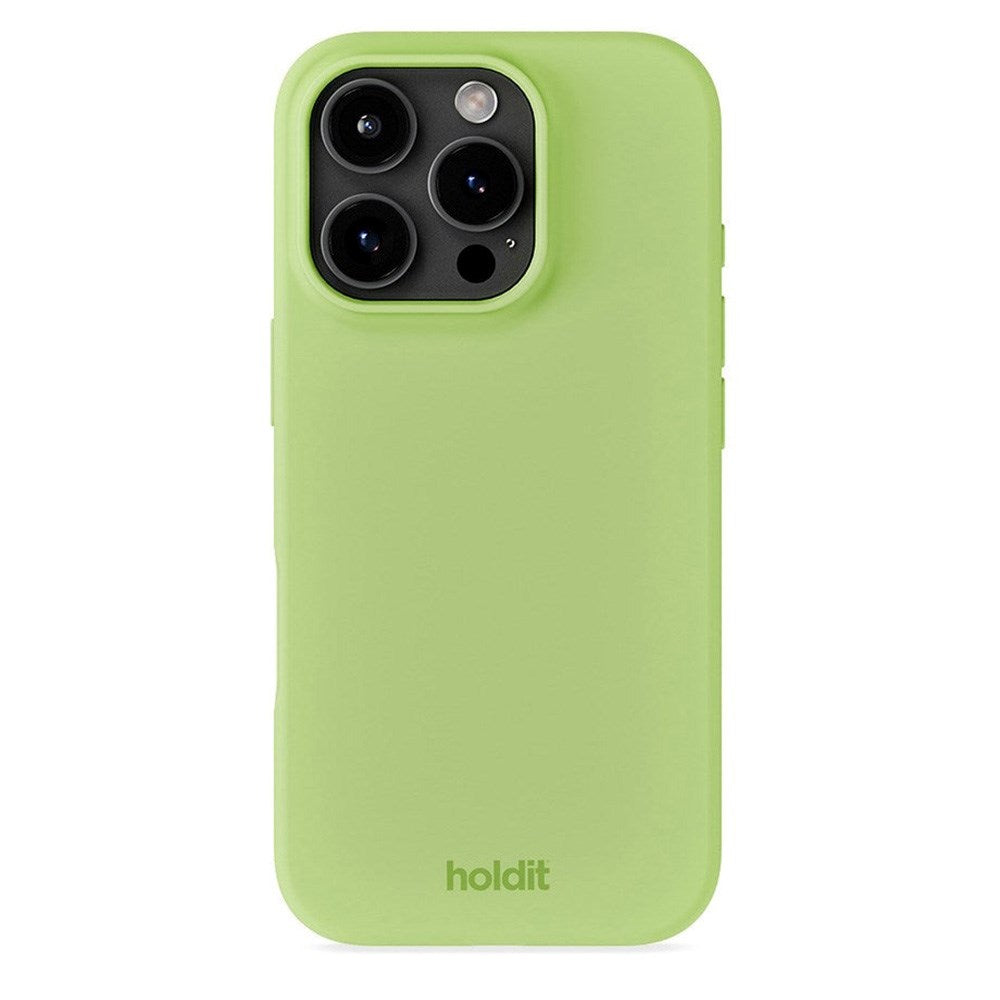 Holdit iPhone 16 Pro Soft Touch Silikondeksel - Matcha
