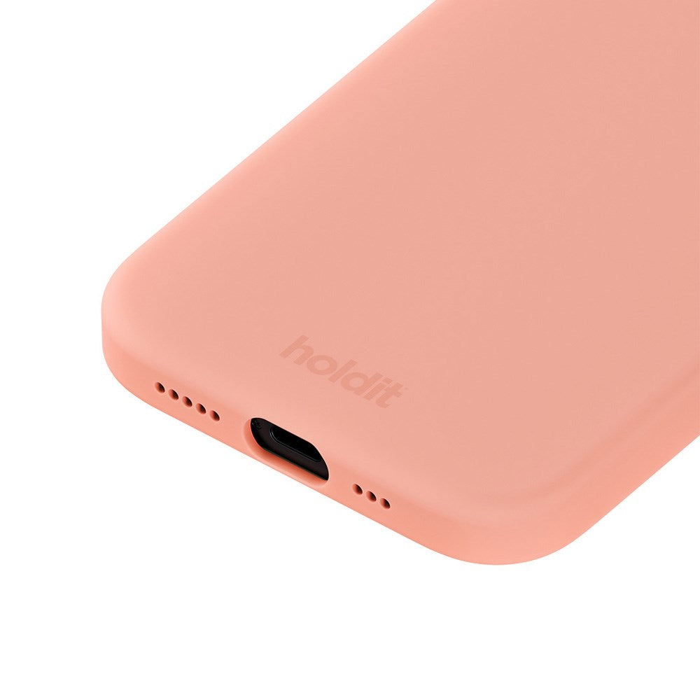 Holdit iPhone 14 / 13 Soft Touch Silikonetui - Rosa drue