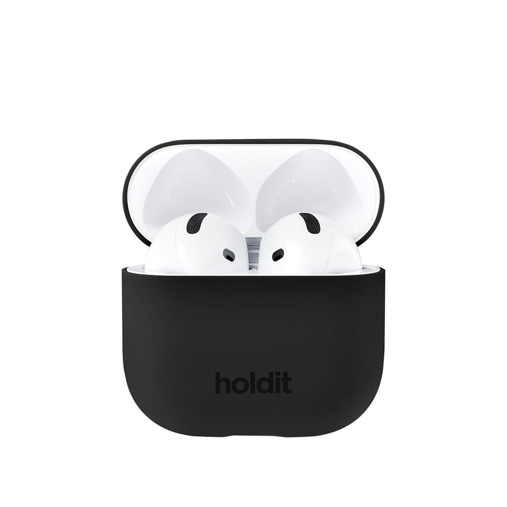 Holdit Nygård Silikondeksel For AirPods 4 - Svart