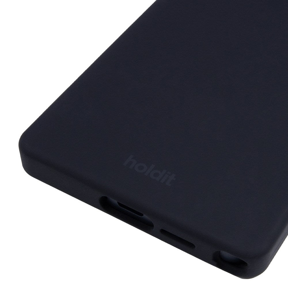 Holdit Samsung Galaxy S25 Ultra Soft Touch Cover i Silikone - Sort