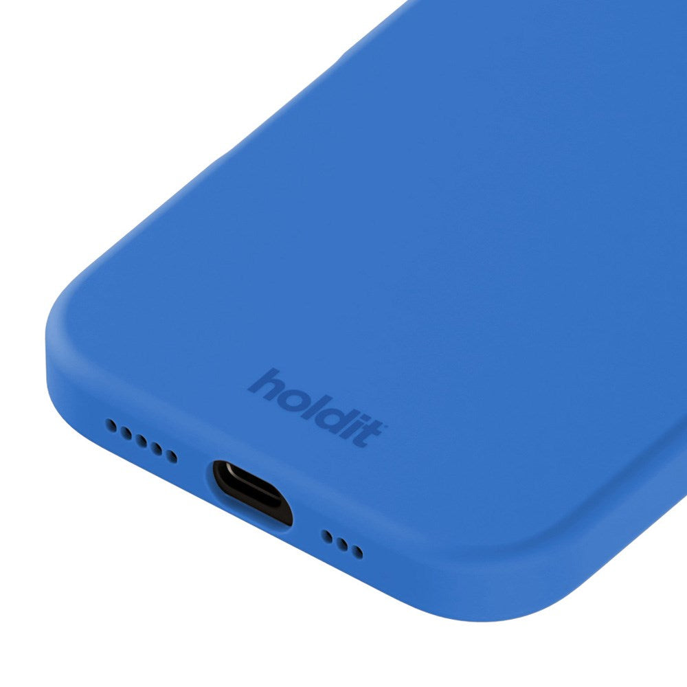 Holdit iPhone 16 Soft Touch Silikone Cover - Sky Blue