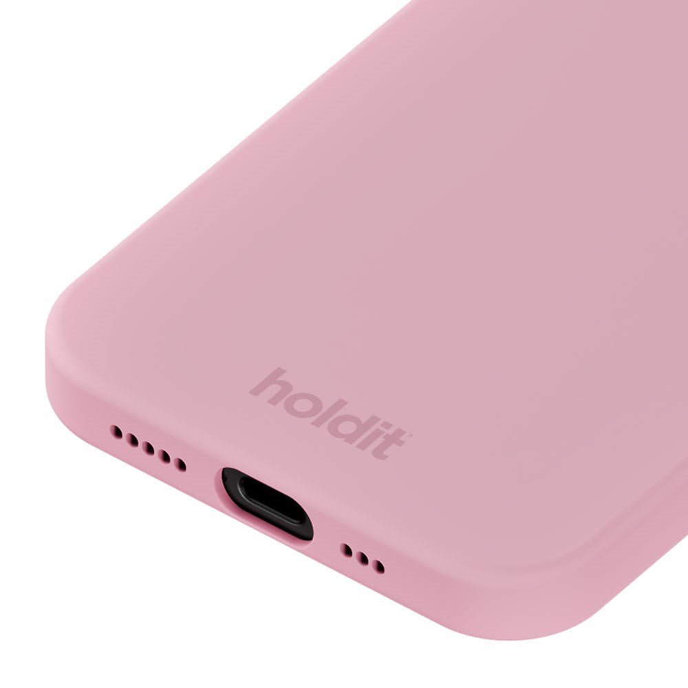 Holdit iPhone 16e Soft Touch Silikonetui - Rosa