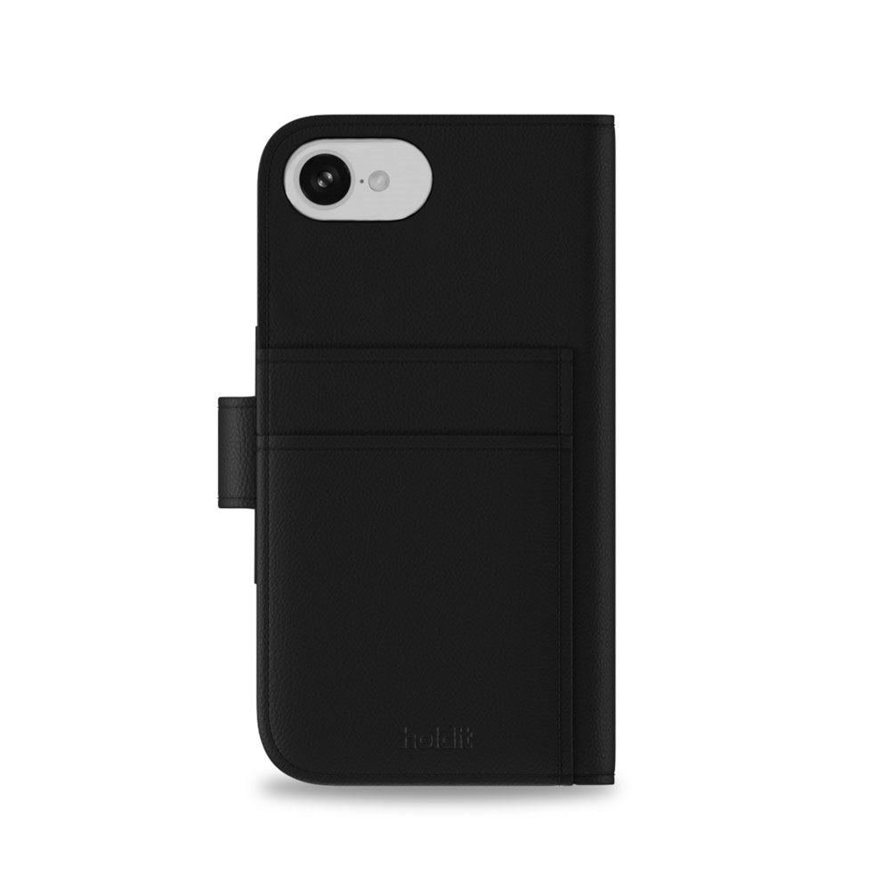 Holdit iPhone 16e lommebokveske Magnet Plus - Flip Cover - Svart