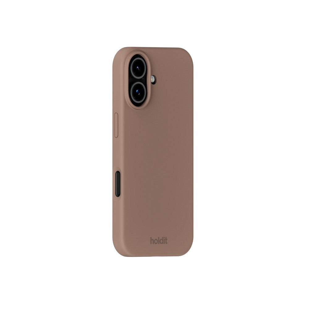 Holdit iPhone 17 Soft Touch Silikone Mobil Cover - Mocha Brown