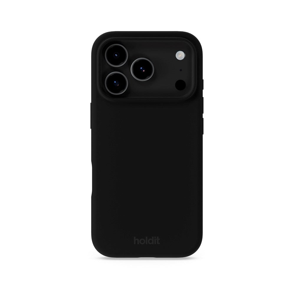 Holdit iPhone 17 Pro Max Soft Touch Silikone Mobil Cover - Black